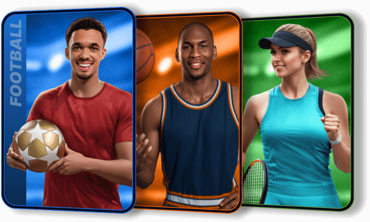 Collage of sports icons representing the Boomerang Bet sportsbook bonus