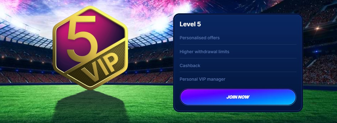 Boomerang Casino VIP program tier five screen